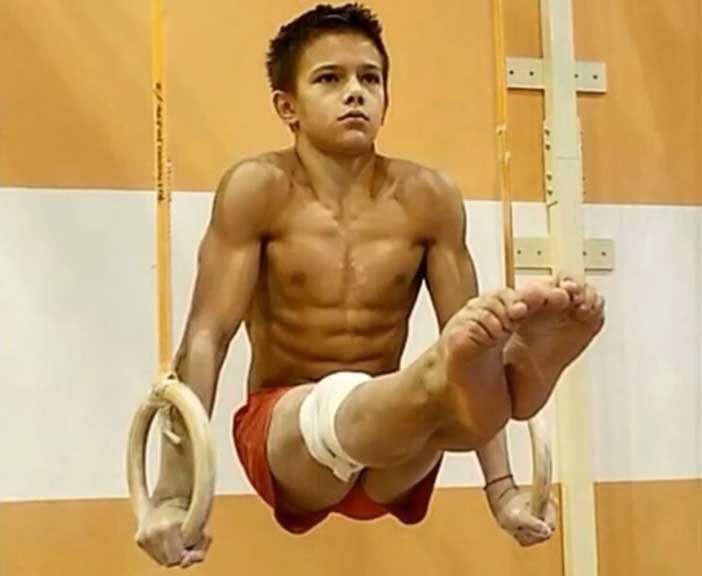 Gymnast on Rings