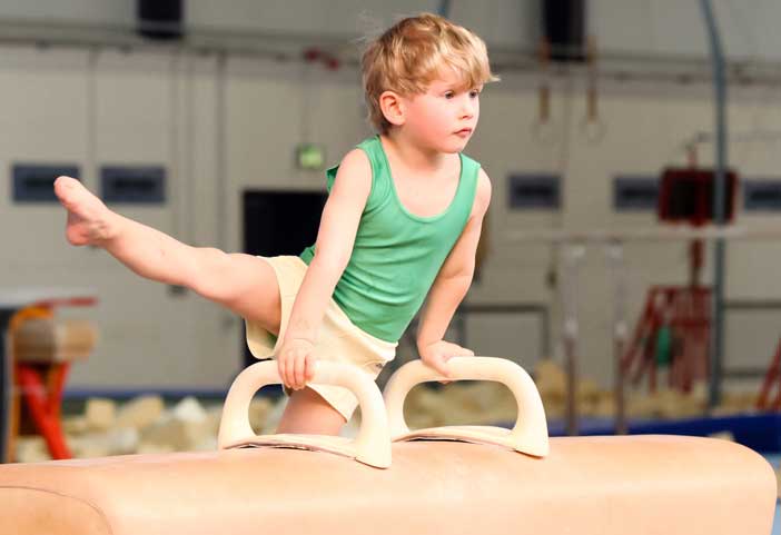 Pommel Horse Young Gymnast